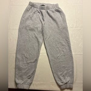 Brandy Melville gray rosa sweatpants